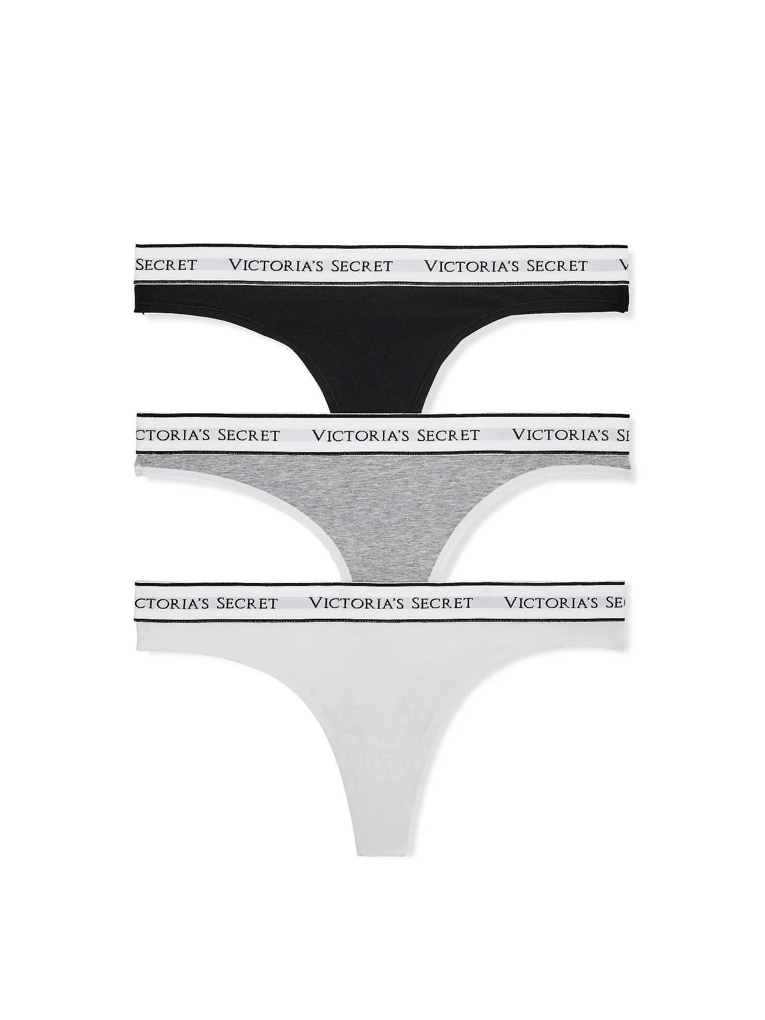 Victoria's Secret Tangas de algodón  (paquete de 3)