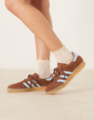 Adidas Originals Gazelle Indoor zapatillas en marrón y azul