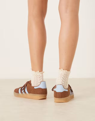 Adidas Originals Gazelle Indoor zapatillas en marrón y azul