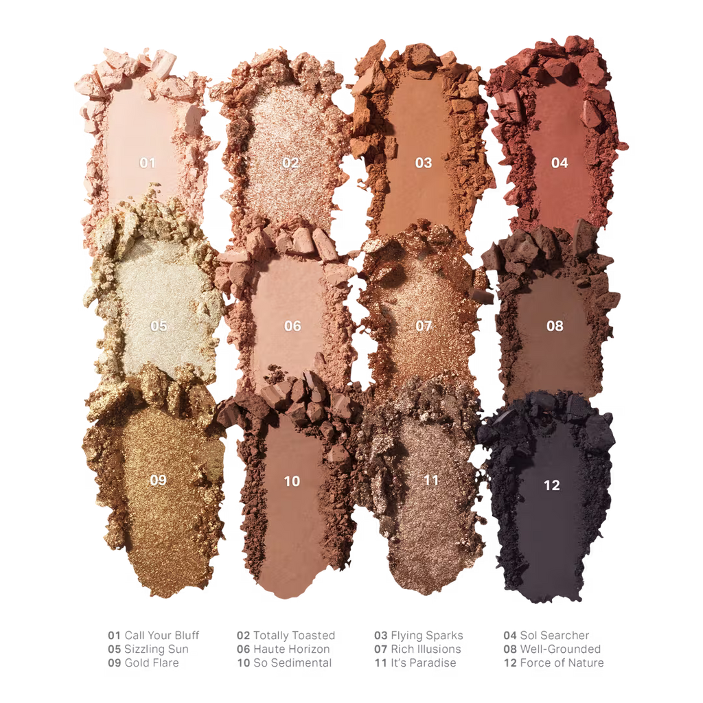 Morphe  Paleta de sombras de ojos ChromaPlus de 12 tonos