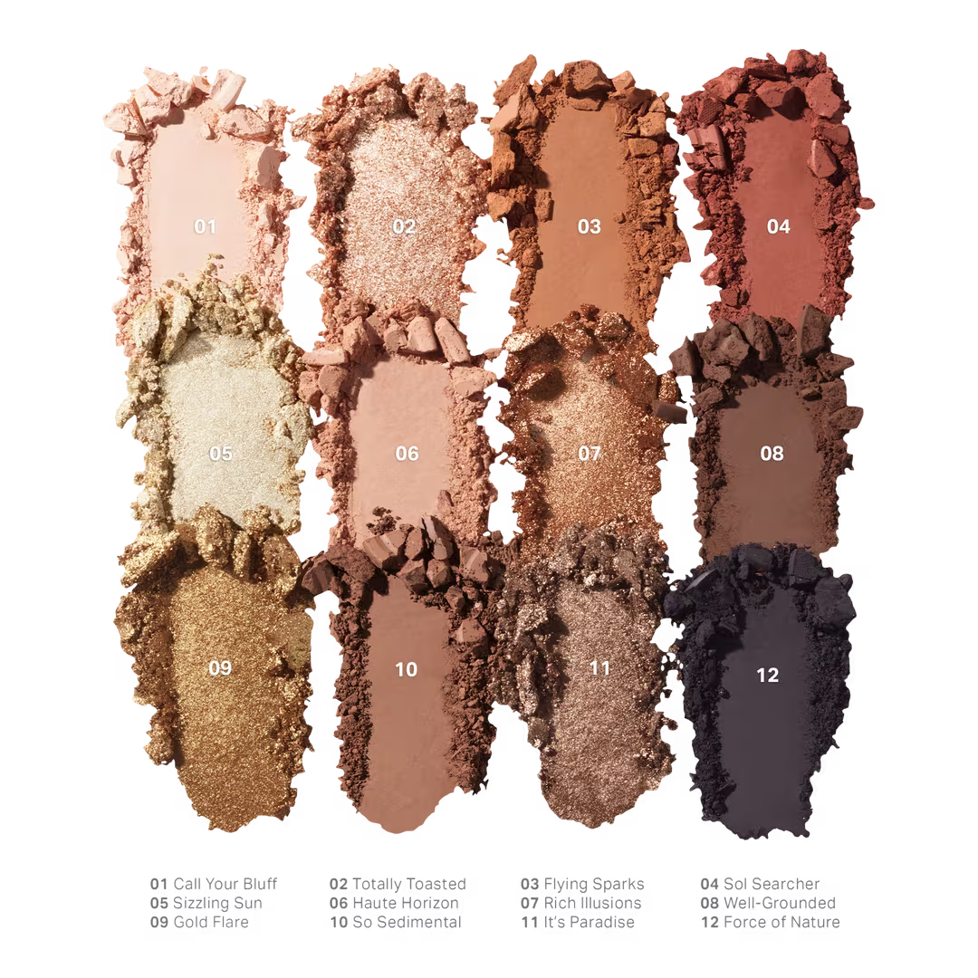 Morphe  Paleta de sombras de ojos ChromaPlus de 12 tonos