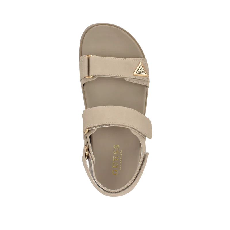 Guess Women Jimmee Strap Sandalias - Beige