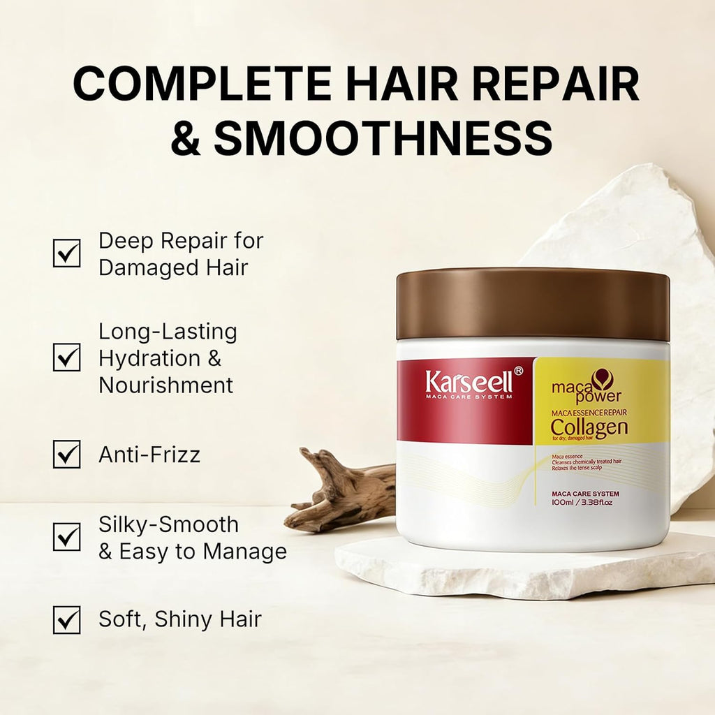 Karseell Tratamiento capilar con colágeno 16.9 fl oz