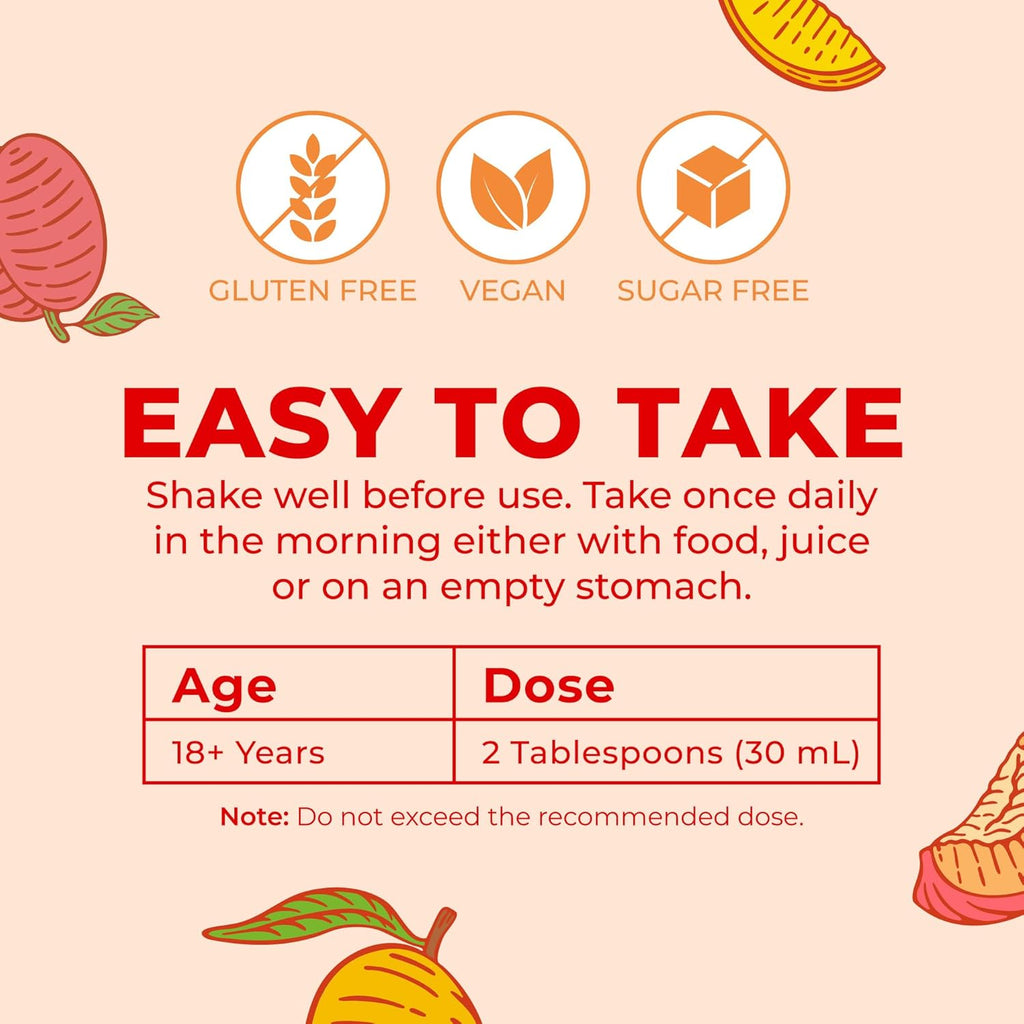 MaryRuth Organics Multivitamínico líquido+crecimiento del cabello