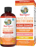 MaryRuth Organics Multivitamínico líquido+crecimiento del cabello
