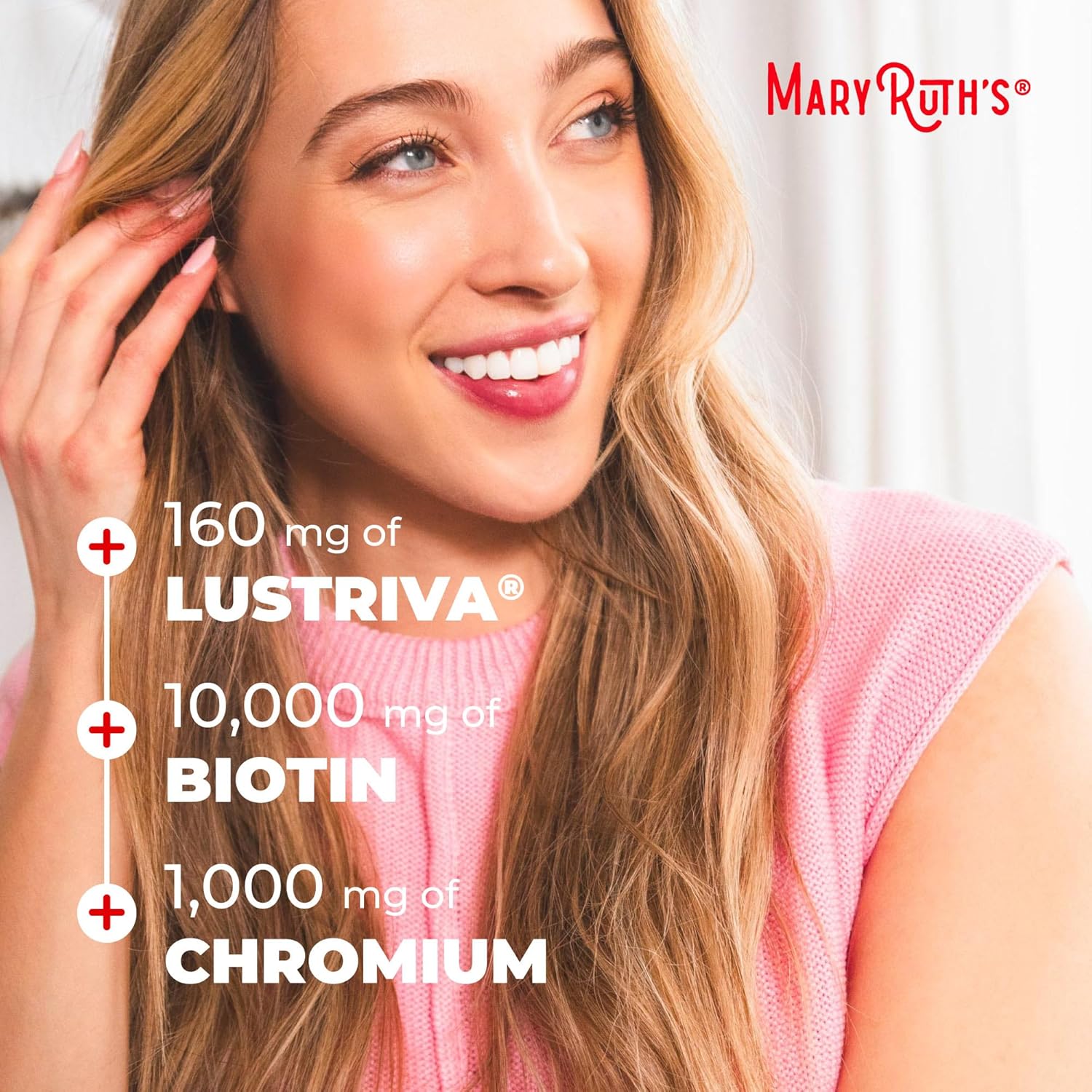 MaryRuth Organics Multivitamínico líquido+crecimiento del cabello