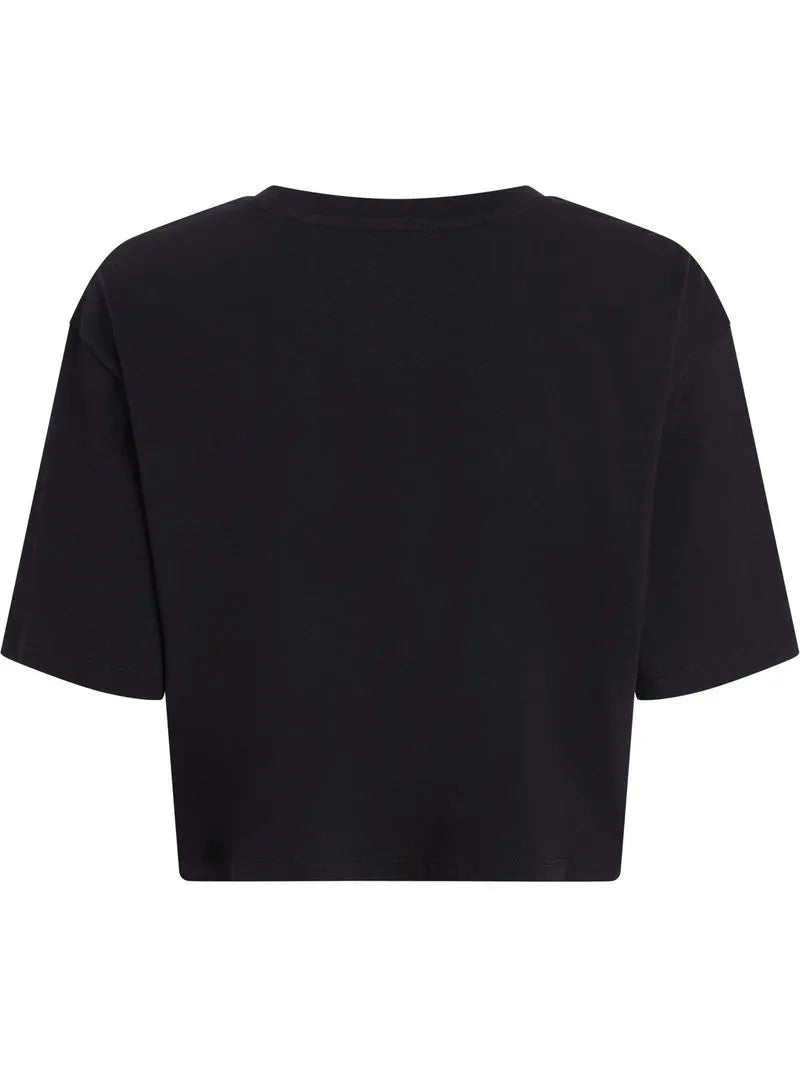 Calvin Klein Camiseta Negra de Pijama Boxy Cropped Pride