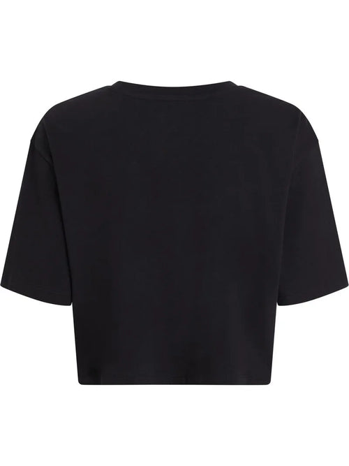 Calvin Klein Camiseta Negra de Pijama Boxy Cropped Pride