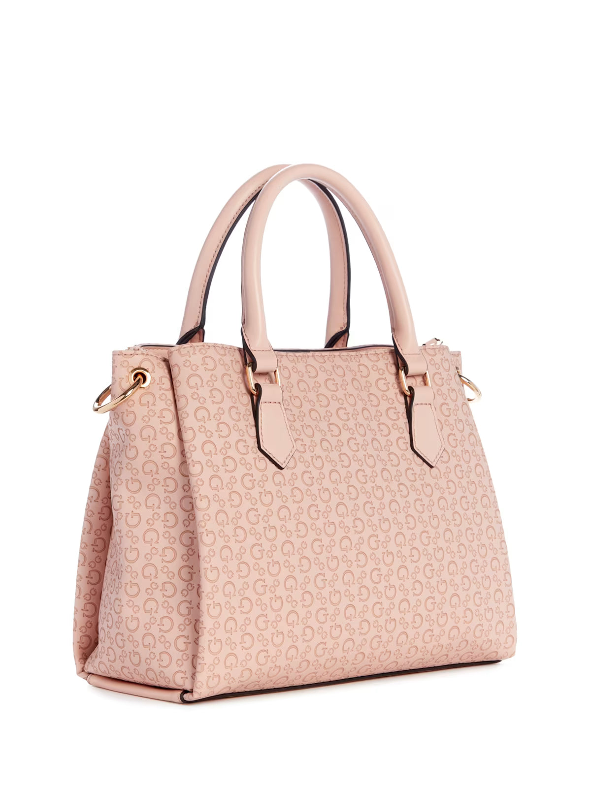 Guess Bolso satchel con logotipo en relieve de Zakaria