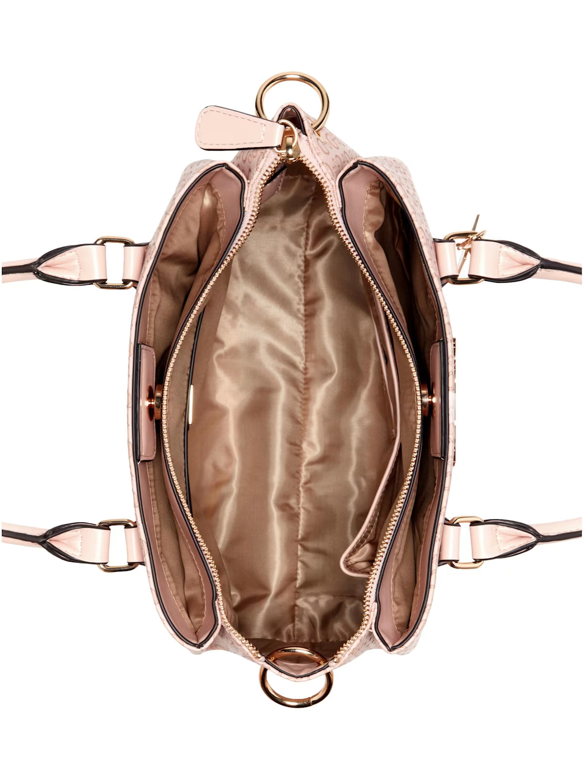 Guess Bolso satchel con logotipo en relieve de Zakaria