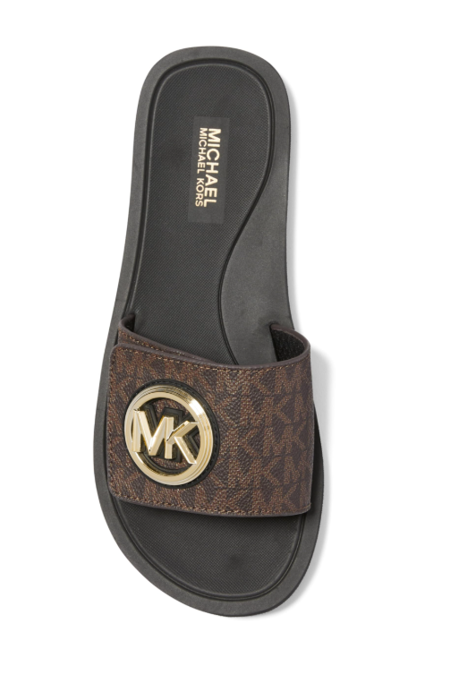 Sandalias deportivas Michael Kors Mk Charm Slide para mujer