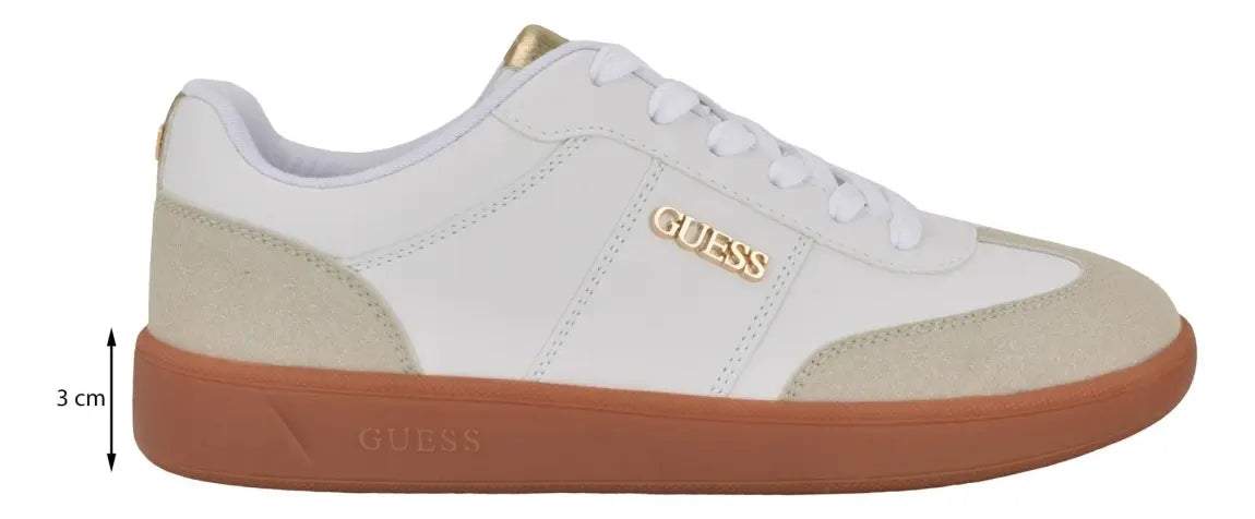 Tenis Guess Para Mujer Blanco Gfpelara