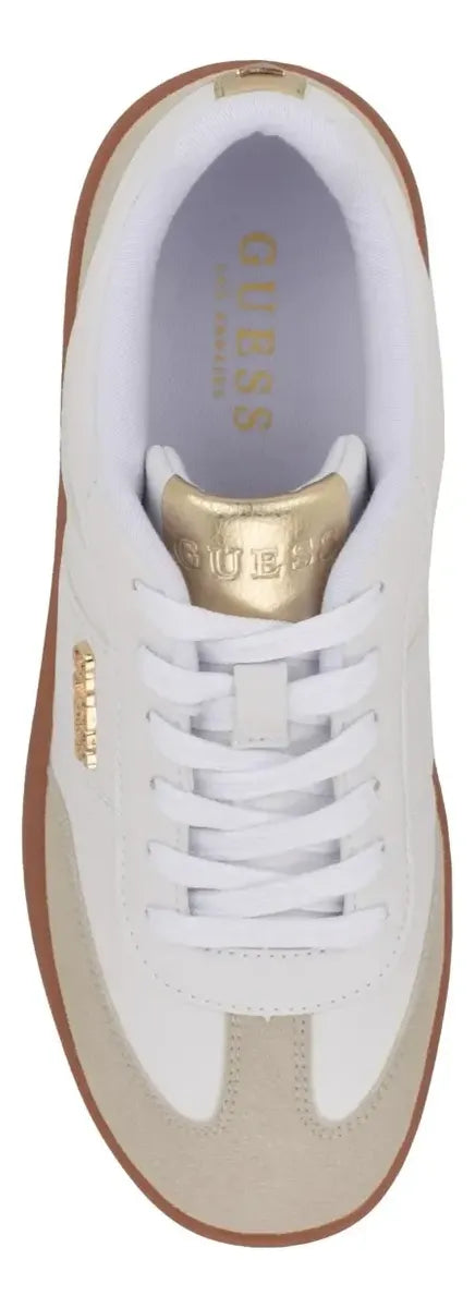 Tenis Guess Para Mujer Blanco Gfpelara