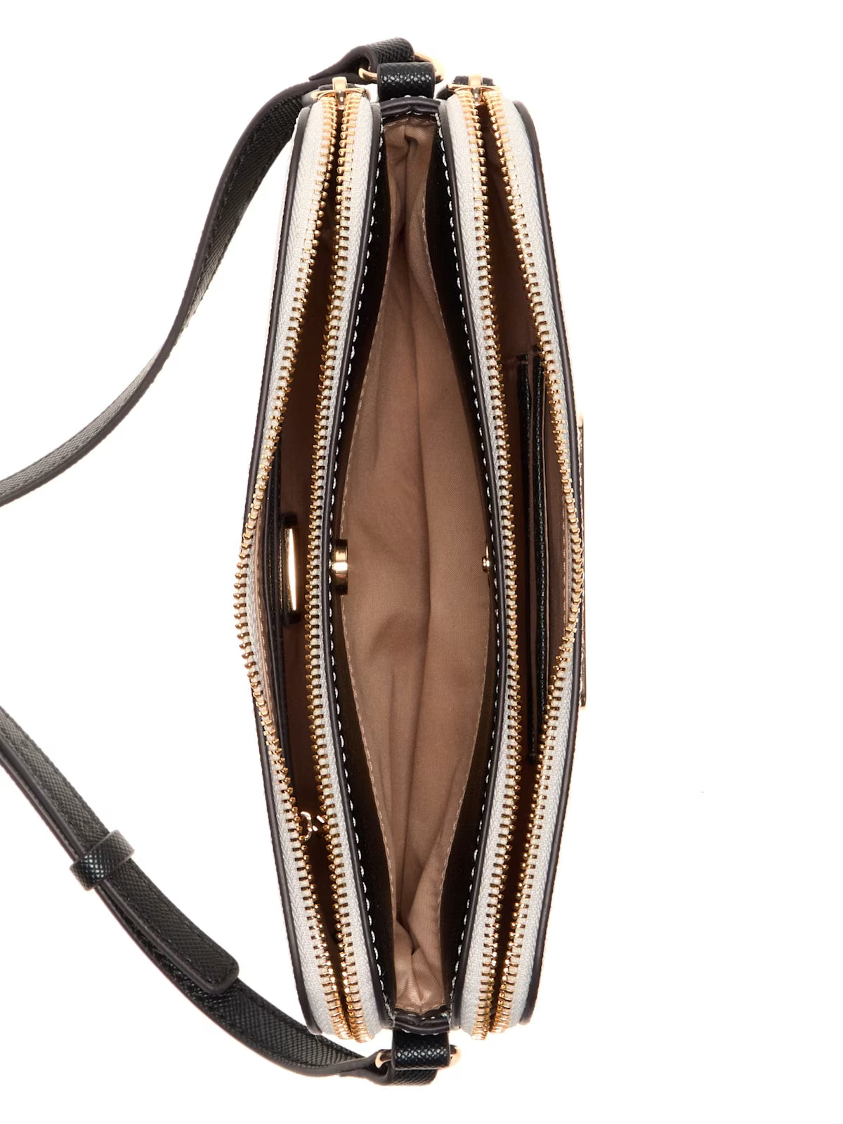 Guess Bolso bandolera Kyrie Saffiano con cremallera superior