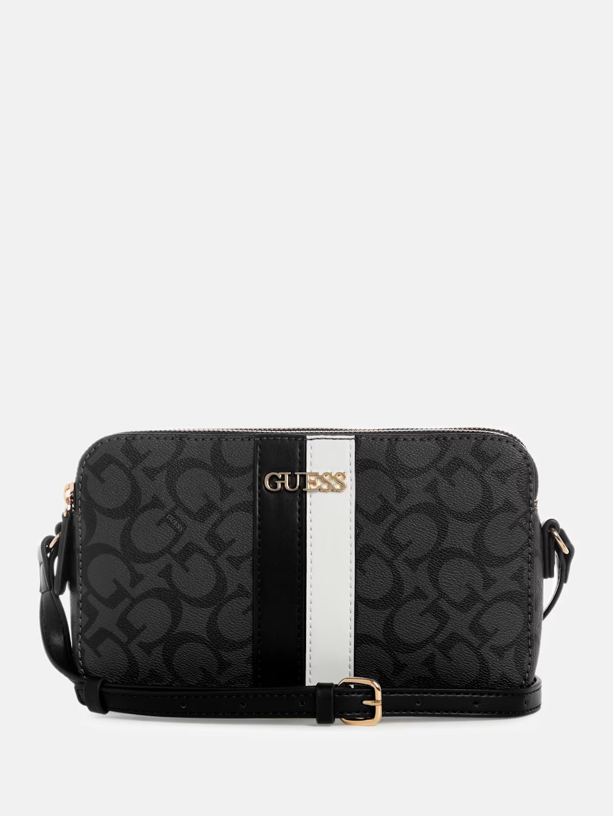 Guess Bolso cruzado con cremallera superior y logotipo de Kyrie