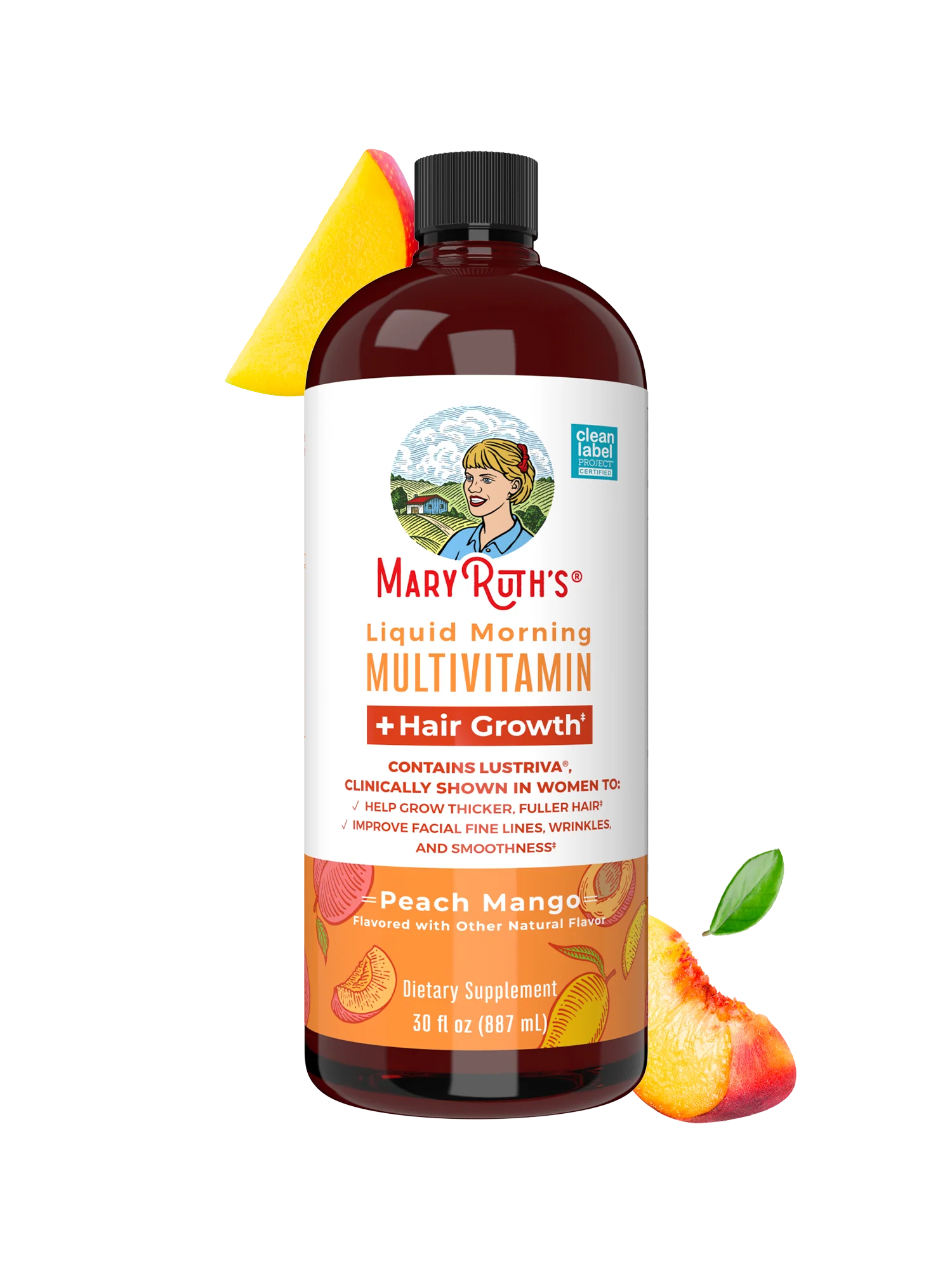 Liquid Morning Multivitamin + Hair Growth MARY RUTH`S