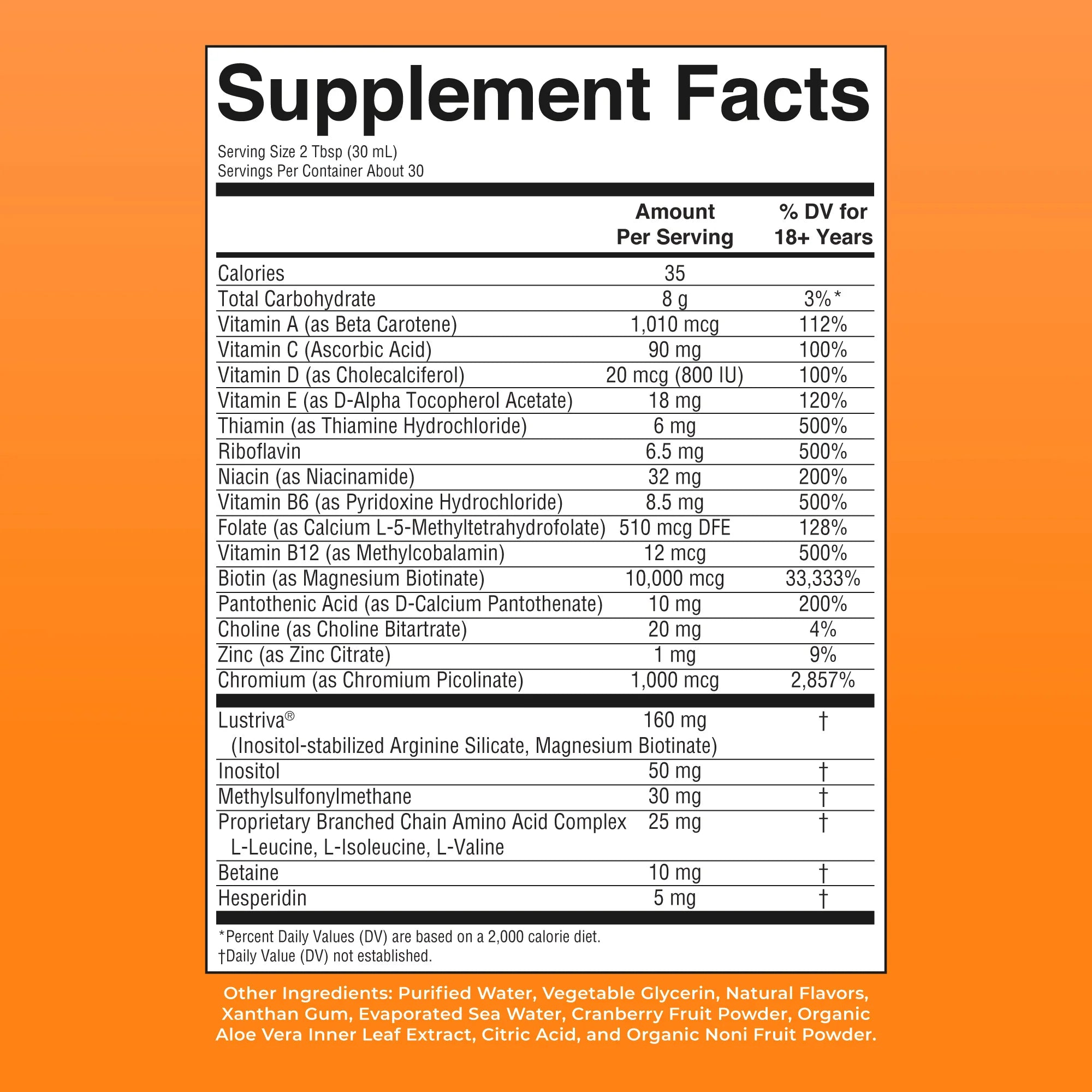 Liquid Morning Multivitamin + Hair Growth MARY RUTH`S