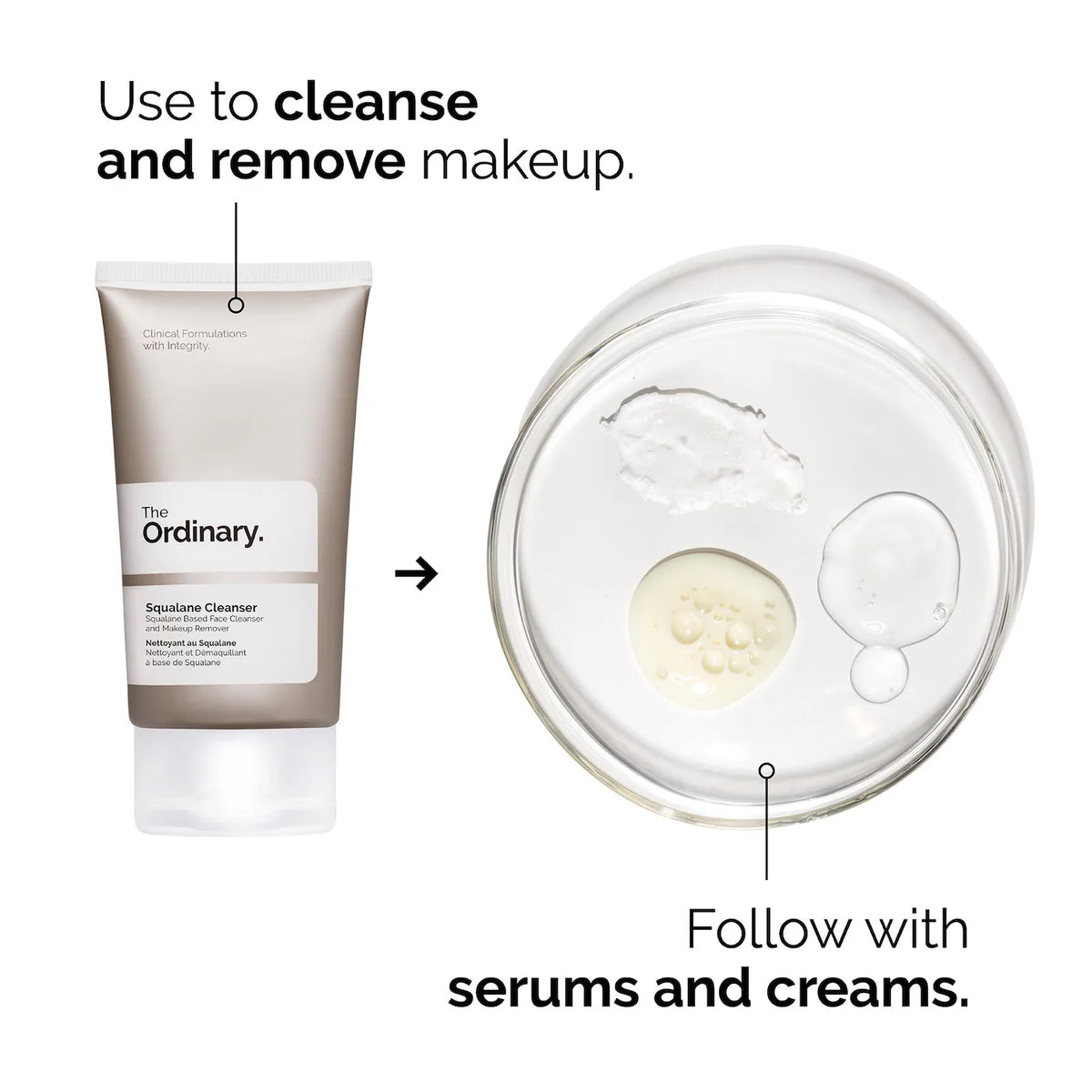 The Ordinary Limpiador con escualano Desmaquillante Hidratante