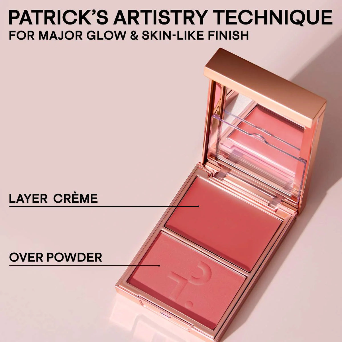 PATRICK TA Major Headlines: Dúo de colorete en crema y en polvo Double-Take