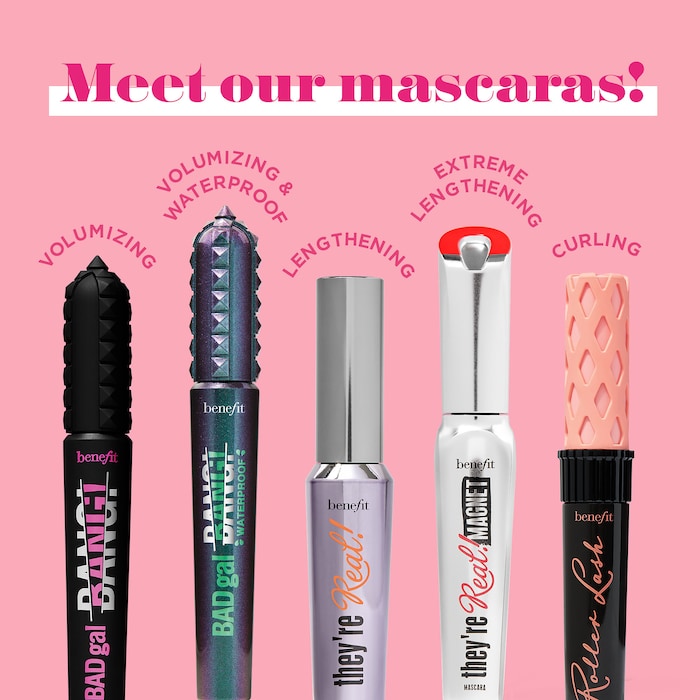 Benefit Cosmetics  Máscara de pestañas voluminizadora resistente al agua BADgal BANG!