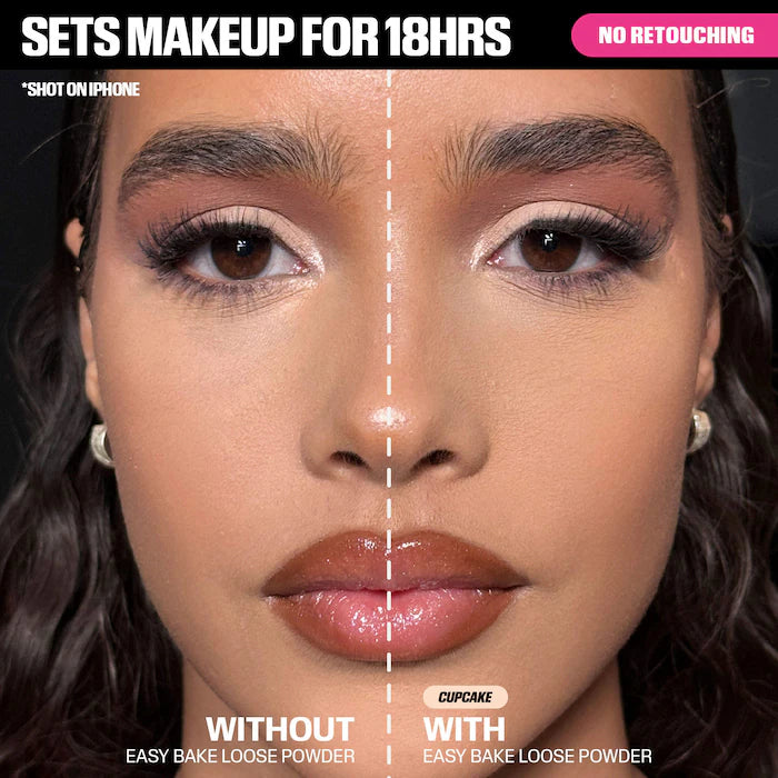 HUDA BEAUTY Polvos sueltos fijadores y matificantes Easy Bake