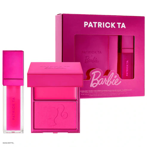 PATRICK TA |Set de rubor y voluminizador de labios Patrick Ta x Barbie™