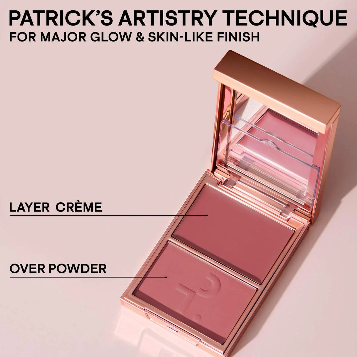 PATRICK TA Major Headlines: Dúo de colorete en crema y en polvo Double-Take