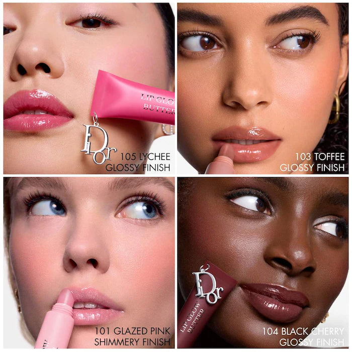 DIOR  Bálsamo hidratante con brillo labial Lip Glow Butter, tamaño 0.34 oz/10 mL