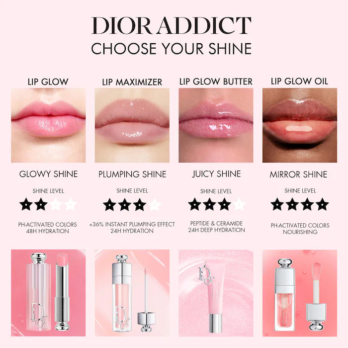 DIOR  Bálsamo hidratante con brillo labial Lip Glow Butter, tamaño 0.34 oz/10 mL