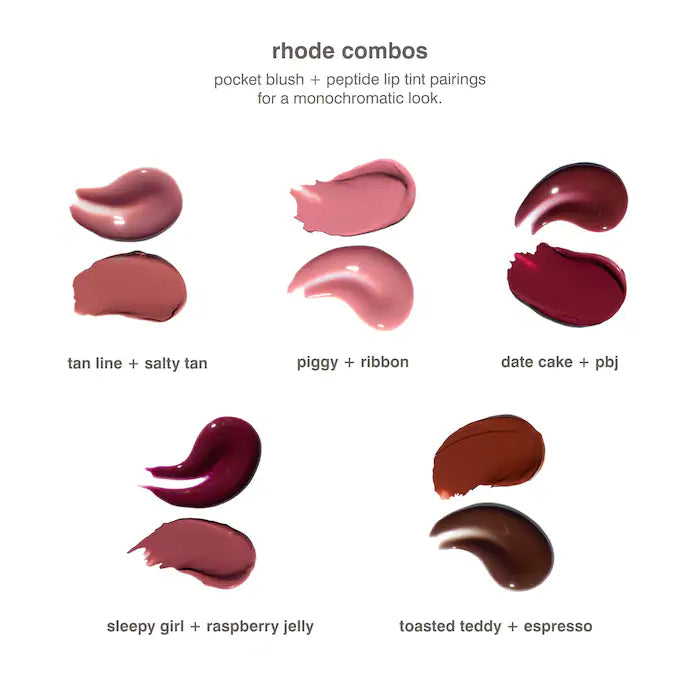 Rhode Tinte labial con péptidos y brillo nutritivo