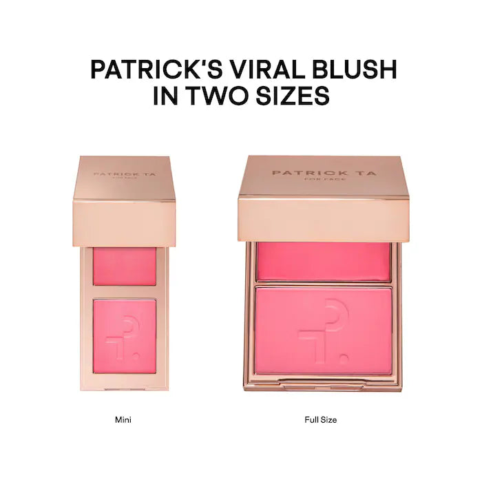 PATRICK TA Dúo de colorete en crema y en polvo Double-Take de Mini Major Headlines