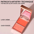 PATRICK TA Dúo de colorete en crema y en polvo Double-Take de Mini Major Headlines