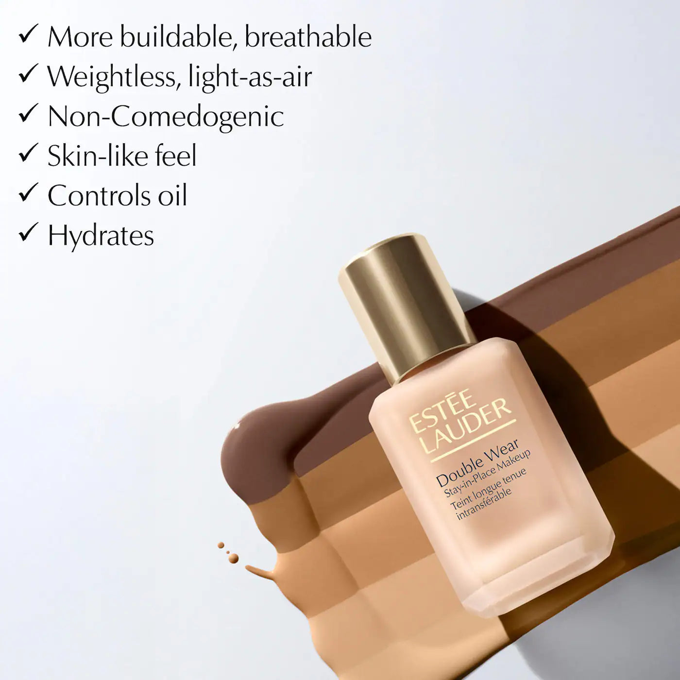 Estée Lauder  NEW Double Wear Stay-in-Place Lightweight Matte Foundation with 36H Wear