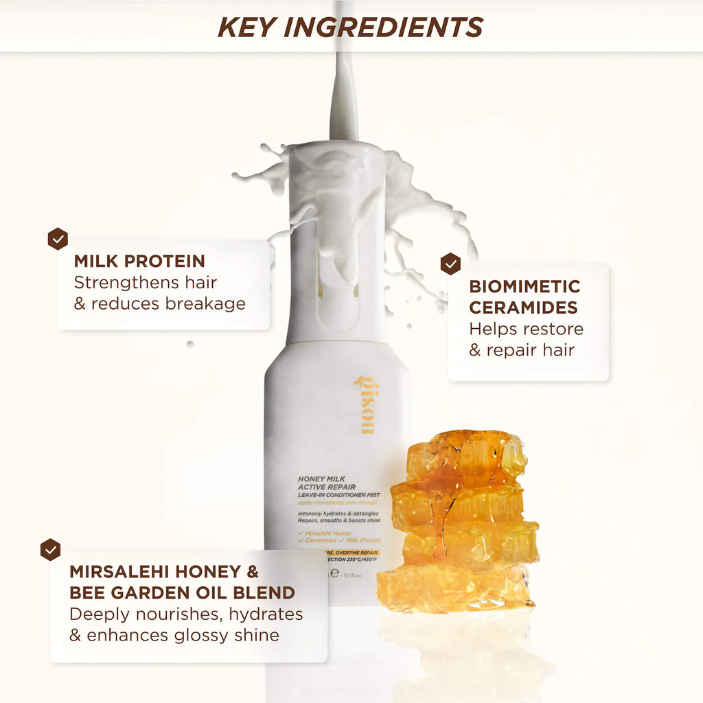 Gisou  Honey Milk Active Repair Leave In Conditioner Mist