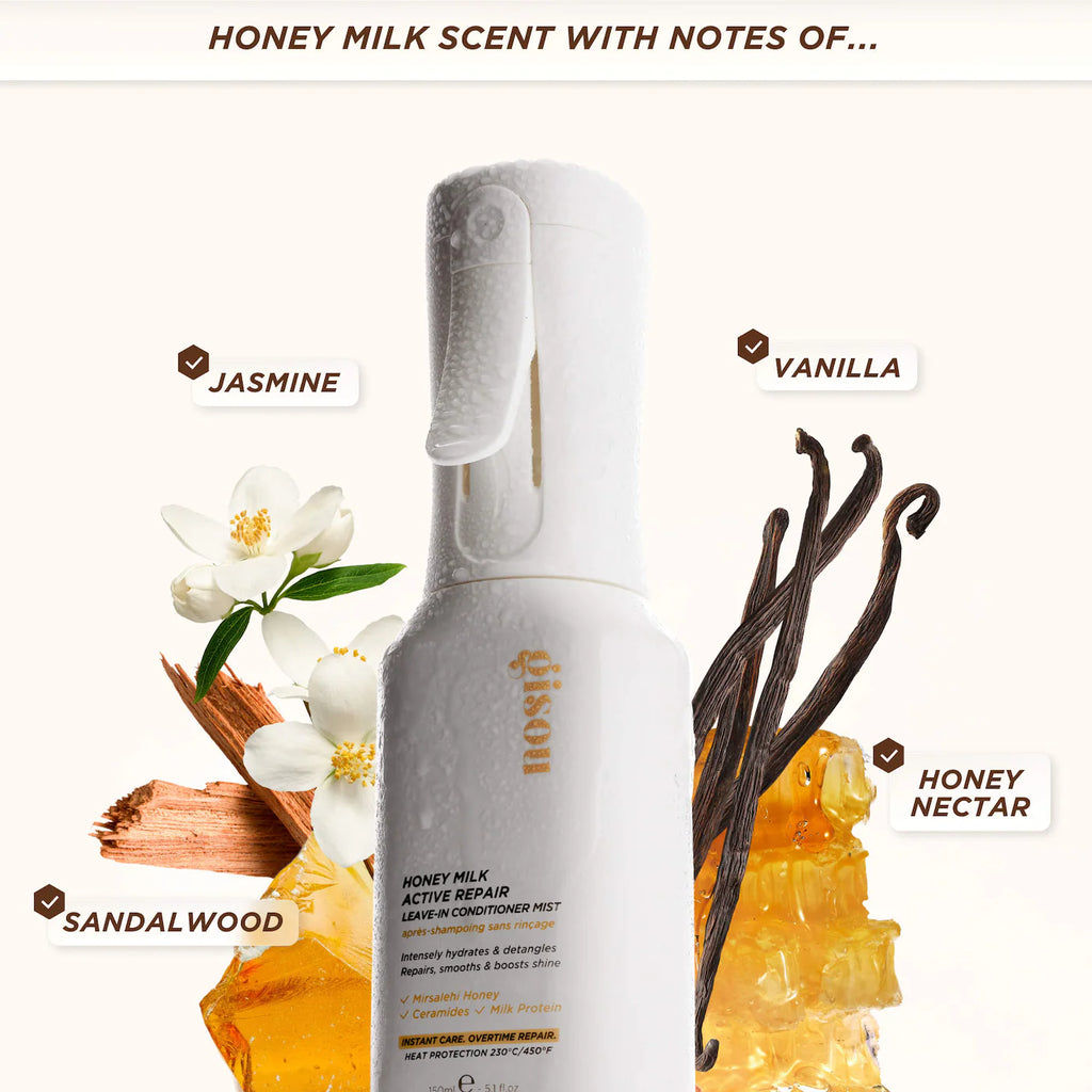 Gisou  Honey Milk Active Repair Leave In Conditioner Mist